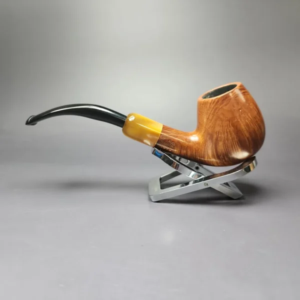 Butz-Choquin Camargue 1310 Smooth Bent Billiard Estate Briar Pipe, French Estates - Image 5