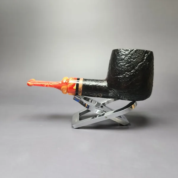 Peder Jeppesen Ida Easy Cut 3 Sandblasted Pot Estate Briar Pipe, Danish Estates - Image 5