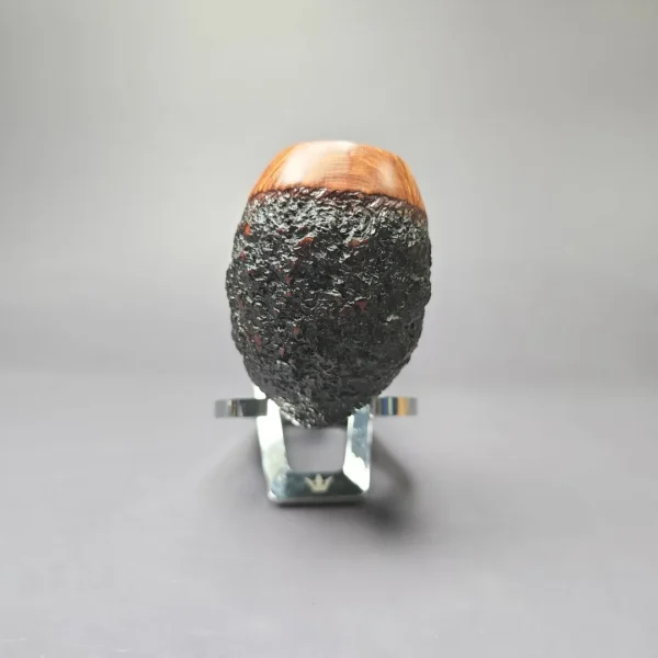 Ardor Urano Partially Rusticated Egg Estate Briar Pipe, Unsmoked - Image 5
