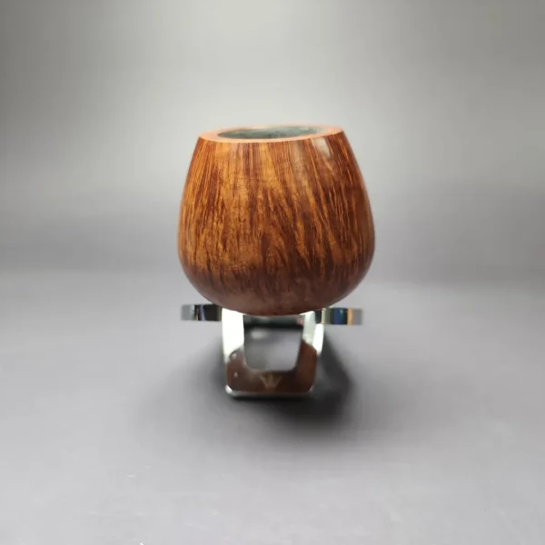 Bjarne Nielsen Signature Grade B Smooth Brandy w/ Silver Estate Briar Pipe, Danish Estates, 9mm - Image 5