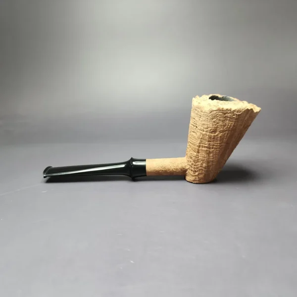 Pipe Tristan Natural Sandblasted Dublin Sitter Handmade Briar Pipe, New - Image 5