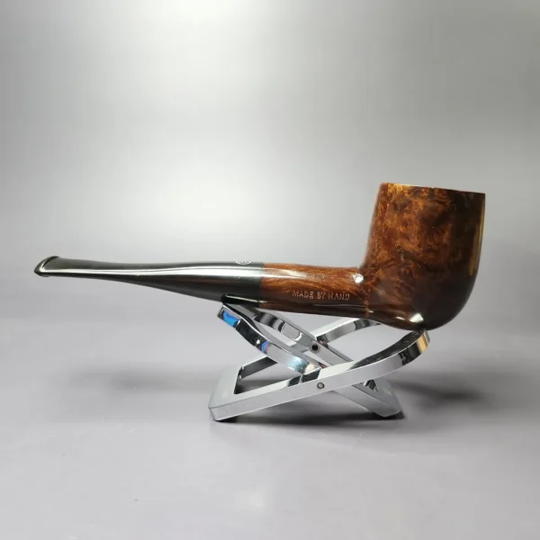 James Upshall Tilshead Group 5 Smooth Billiard Estate Briar Pipe, Unsmoked - Image 5