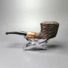 4th Generation (by Ascorti) Forza Grappa 1897 Rusticated Dublin Estate Briar Pipe, Unsmoked - Image 5