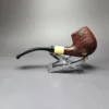 MBSD Briars by Piero Vitale Sandblasted Brandy w/ Boxwood Briar Pipe, New - Image 5