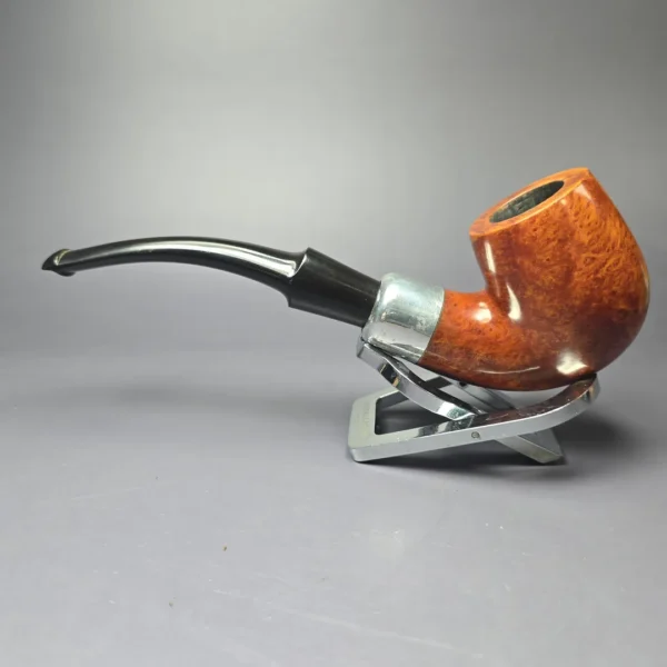 Kaywoodie Pre-1955 Super Grain Chesterfield Smooth Bent Billiard Estate Briar Pipe, American Estates - Image 5