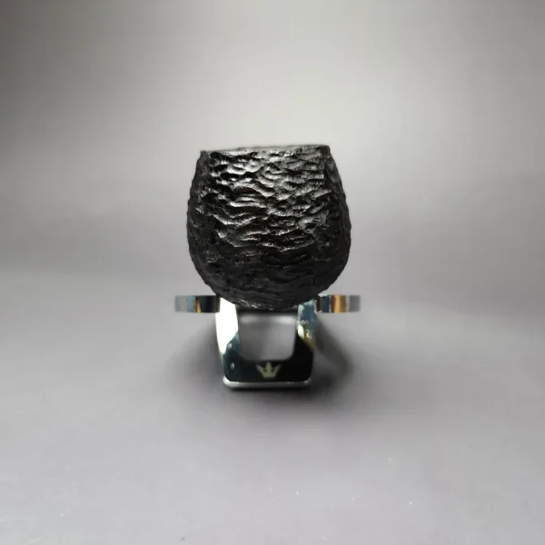 MBSD Briars by Piero Vitale Sandblasted Brandy w/ Boxwood Briar Pipe, New - Image 5