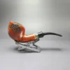 Vauen by Barontini 415 Partially Rusticated Dublin w/ Silver Estate Briar Pipe, Unsmoked - Image 5