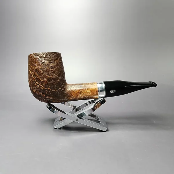 Chacom Maigret 1201 Sandblasted Large Billiard Estate Briar Pipe, Unsmoked - Image 5