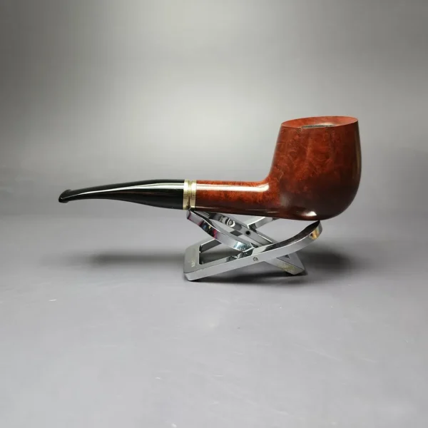 Vauen 3743 Smooth Dubin w/ Brass Estate Briar Pipe, Unsmoked, 9mm - Image 5