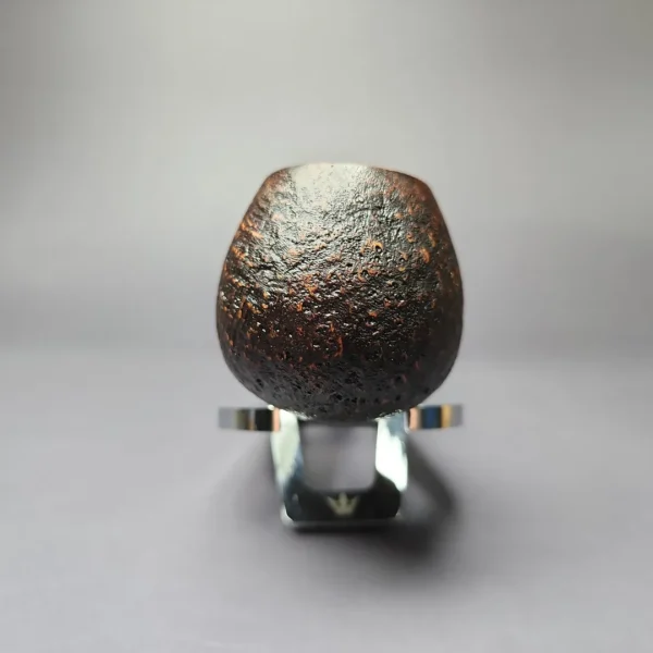 Mina Pipes Sandblasted Apple w/ Boxwood Estate Briar Pipe, Unsmoked - Image 5
