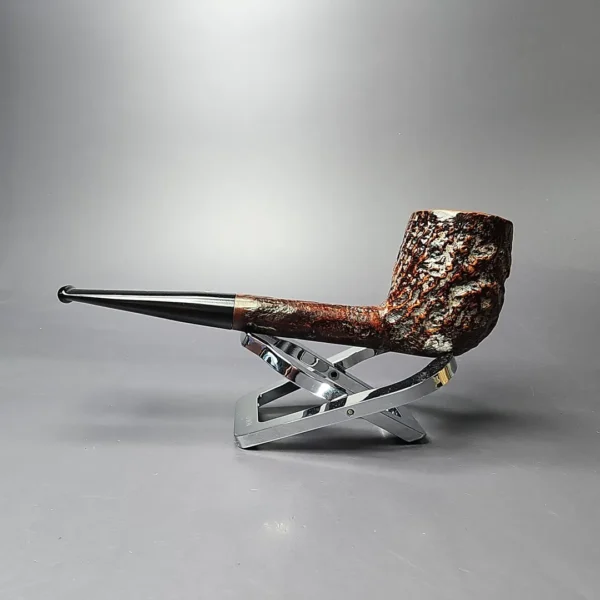 Dunhill 1967 Shell Briar 36 Sandblasted Billiard Estate Briar Pipe, English Estates - Image 5