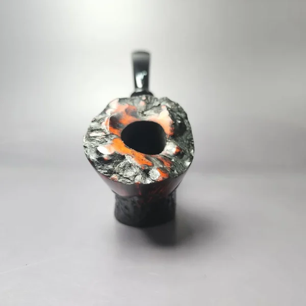 Nording Partially Rusticated Freehand Sitter Estate Briar Pipe, Unsmoked - Image 5