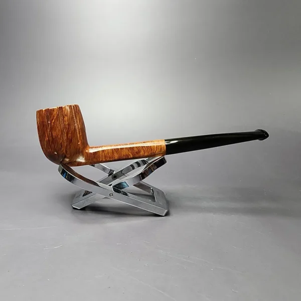 Kennett Pipe c. 1930s Smooth Fluted Billiard Estate Briar Pipe, English Estates - Image 5