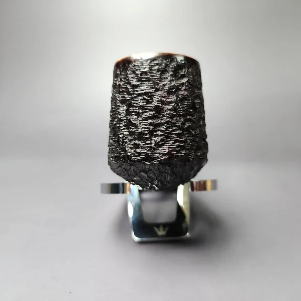 Viking Classic Rusticated Bent Brandy Estate Briar Pipe, Danish Estates - Image 5