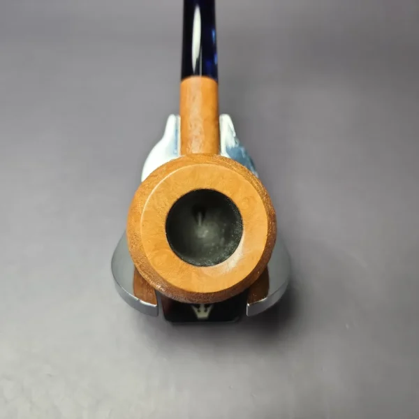 Eclesias Pipes Partially Sandblasted Prince Handmade Briar Pipe, New - Image 6
