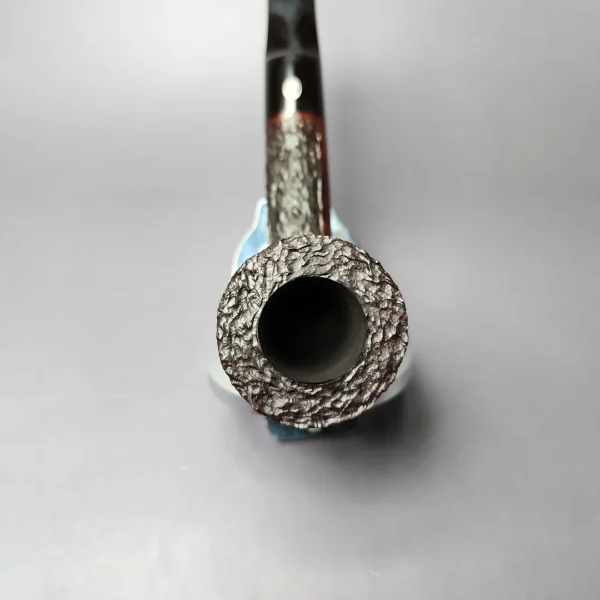 James Upshall Bark Group 6 Rusticated Dublin Estate Briar Pipe, Unsmoked - Image 6