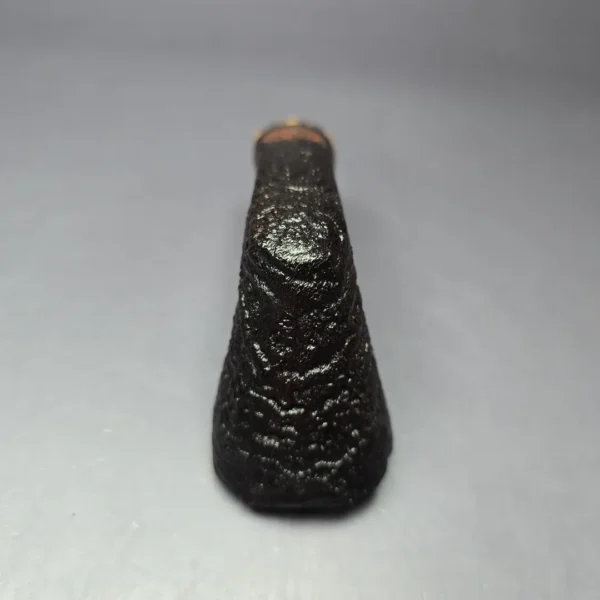 Robertson Pipes Sandblasted Dublin w/ Black & White Ebony Handmade Briar Pipe, New - Image 6