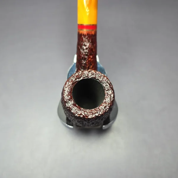 Savinelli Saint Nicholas 2024 606 Sandblasted Estate Briar Pipe Unsmoked, 6mm - Image 6
