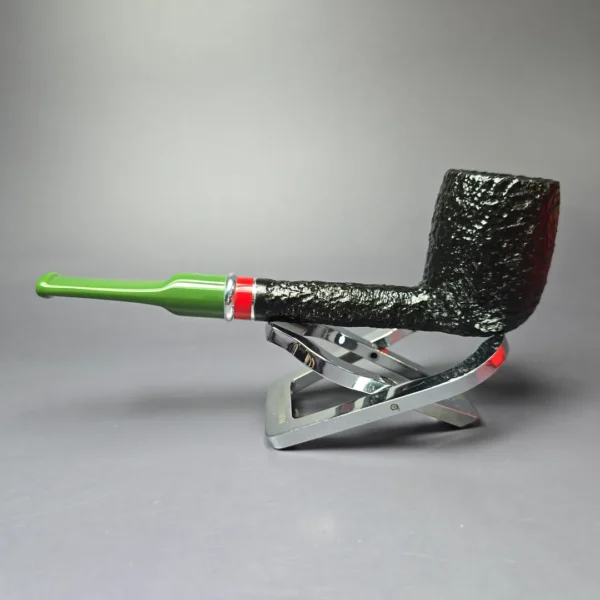 Savinelli 2025 Saint Nicholas 701 KS Rusticated Lovat Briar Pipe, 6mm, New - Image 6