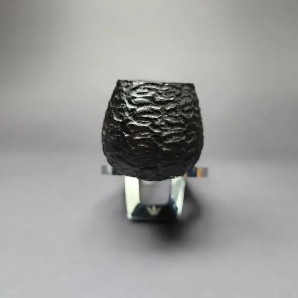 MBSD Briars by Piero Vitale Sandblasted Brandy w/ Zebrawood Briar Pipe, New - Image 6