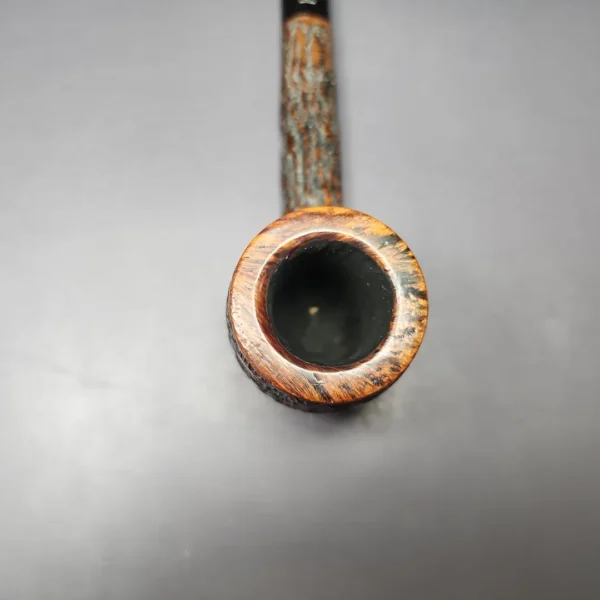 Thorburn Clark Special XL Rusticated Lumberman Estate Briar Pipe, English Estates - Image 6