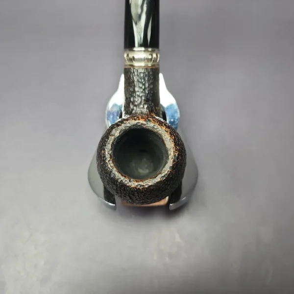 Savinelli Trevi 626 Rusticated Apple Estate Briar Pipe, Italian Estates, 6mm - Image 6