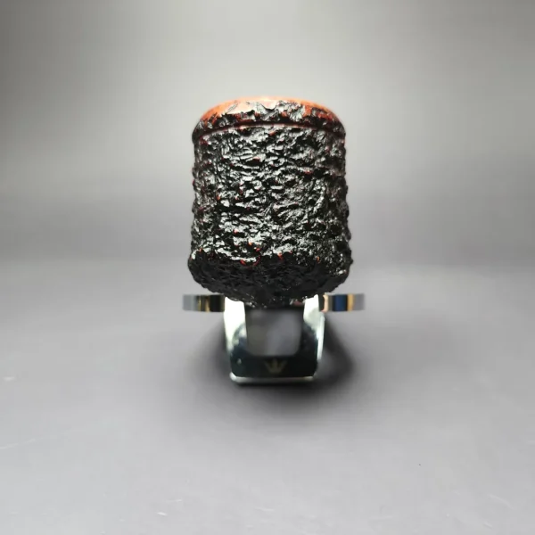 Don Carlos Melos 1 Note Partially Rusticated Pot Estate Briar Pipe, Italian Estates - Image 6