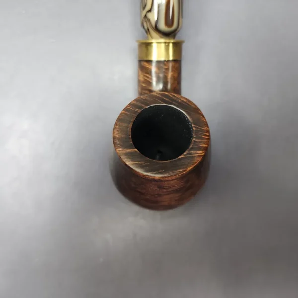 JM Boswell 2024 Smooth Apple w/ Shell Casing Estate Briar Pipe, American Estates - Image 6