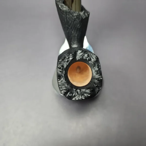 Peter Toth Black-Blast Panel Freehand Handmade Briar Pipe, New - Image 6