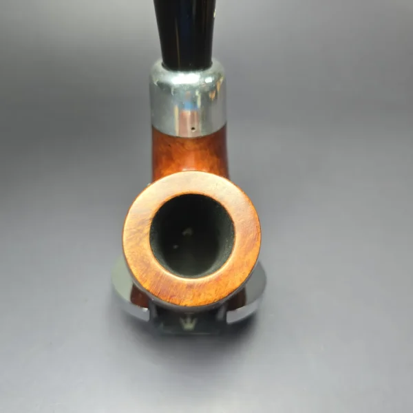 Kaywoodie Pre-1955 Super Grain Chesterfield Smooth Bent Billiard Estate Briar Pipe, American Estates - Image 6