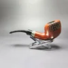 Vauen by Barontini 415 Partially Rusticated Dublin w/ Silver Estate Briar Pipe, Unsmoked - Image 6
