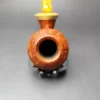 Mina Pipes Sandblasted Blowfish w/ Boxwood Estate Briar Pipe, Unsmoked - Image 6
