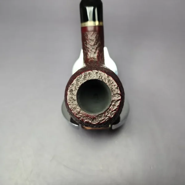 Vauen 5205 Sandblasted Apple w/ Brass Estate Briar Pipe, Unsmoked, 9mm - Image 6