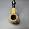 Rustic Army Mount Bent Billiard Estate Block Meerschaum Pipe, Turkish Estates - Image 6
