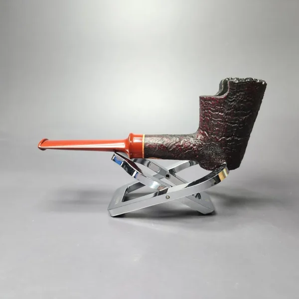 Sean Reum Contast Sandblasted Windshield Poker Handmade Briar Pipe, New - Image 6
