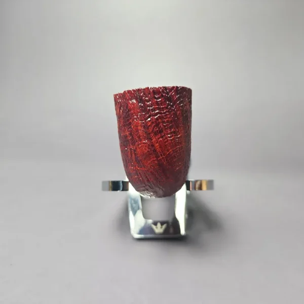 Chris Morgan Signature Slender Sandblasted Dublin Estate Briar Pipe, American Estates - Image 6