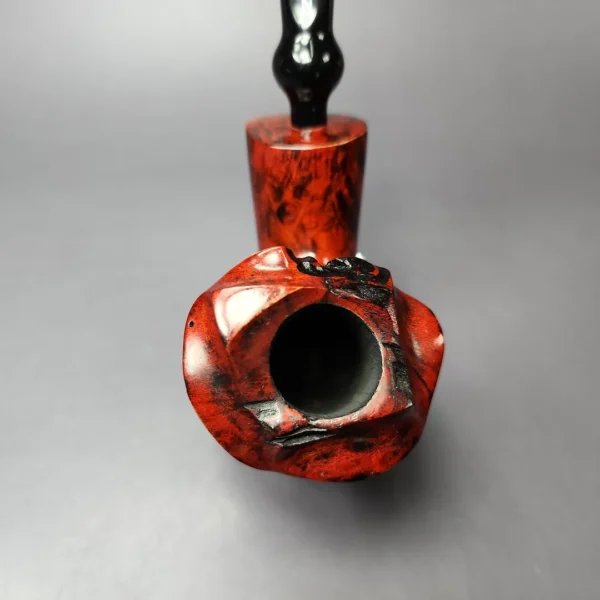 Nording Partially Rusticated Freehand Estate Briar Pipe, Unsmoked - Image 6