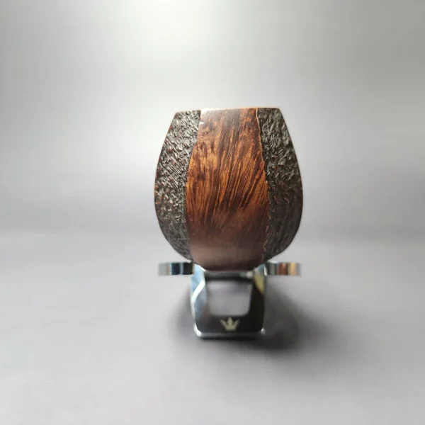 Ferndown Bark *** Partially Rusticated Brandy Estate Briar Pipe, English Estates - Image 6