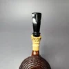 Md. Angga Rusticated Volcano w/ Bamboo Handmade Briar Pipe, New - Image 7