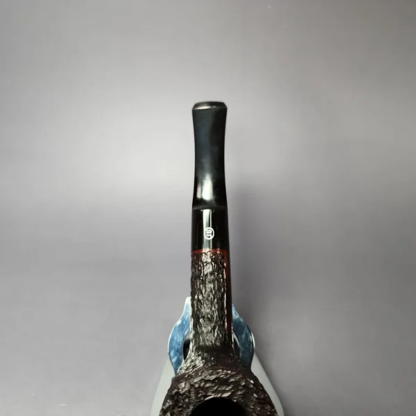 James Upshall Bark Group 6 Rusticated Dublin Estate Briar Pipe, Unsmoked - Image 7