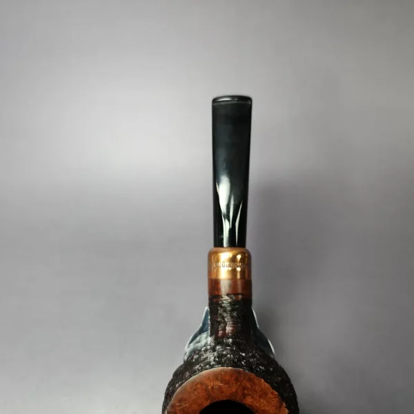 4th Generation (by Ascorti) Forza Grappa 1931 Rusticated Pot Estate Briar Pipe, Unsmoked - Image 7