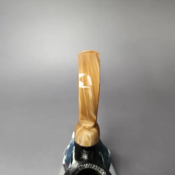 Moonshine Rusticated Grapeshot Cannonball Estate Briar Pipe, American Estates - Image 7