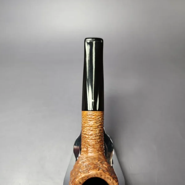 Savinelli Puto Oro Corallo 101 Rusticated Billiard Estate Briar Pipe, Italian Estates - Image 7