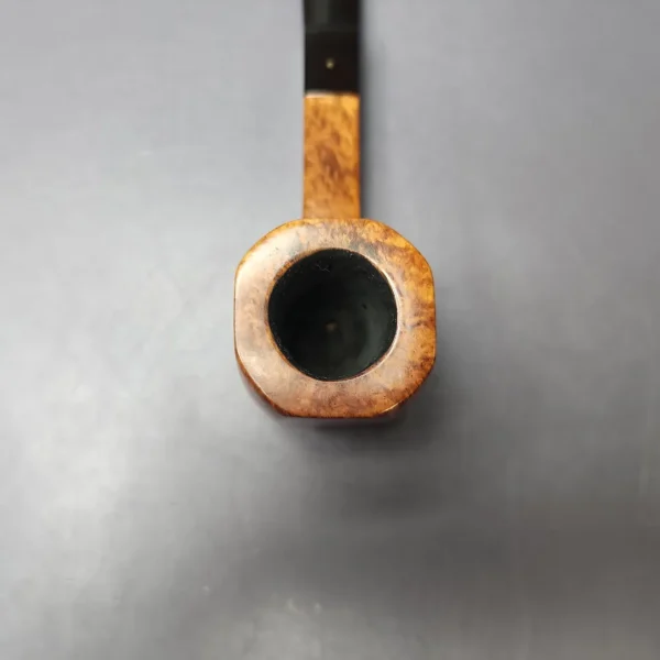 Savinelli Punto Oro Super 515 KS Smooth Foursquare Estate Briar Pipe, Italian Estates - Image 7