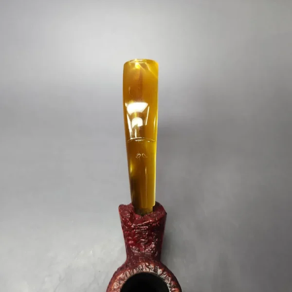 Caminetto Business XL Rusticated Cherrywood Estate Briar Pipe, Italian Estates - Image 7