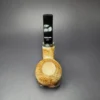 MBSD Meerschaum Silver Rustic Apple Reverse Calabash Block Meerschaum Pipe, New - Image 7