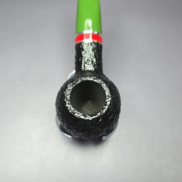 Savinelli 2025 Saint Nicholas 320 KS Rusticated Author Briar Pipe, 6mm, New - Image 7