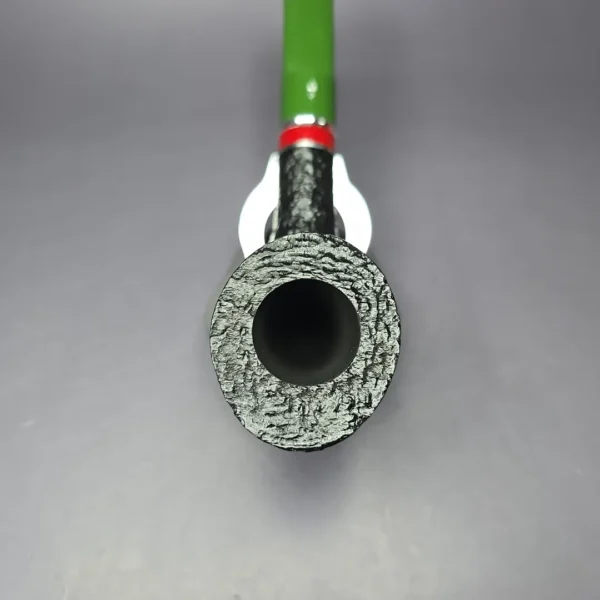 Savinelli 2025 Saint Nicholas 904 KS Rusticated Dublin Briar Pipe, 6mm, New - Image 7