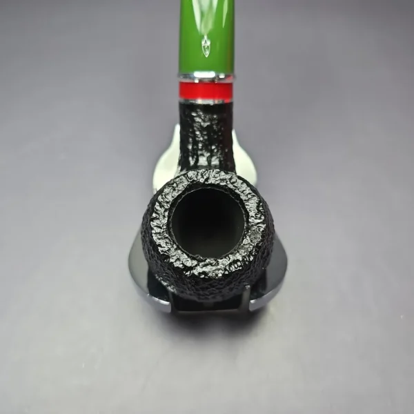 Savinelli 2025 Saint Nicholas 646 KS Rusticated Apple Briar Pipe, 6mm, New - Image 7