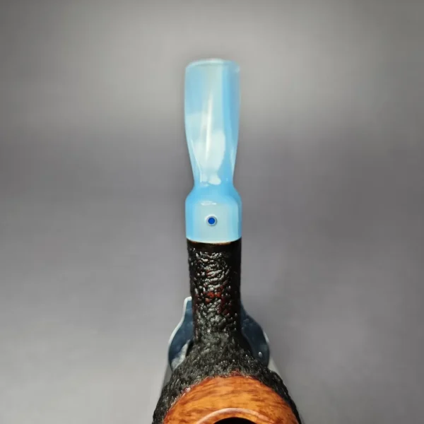 Ardor Urano Partially Rusticated Egg Estate Briar Pipe, Unsmoked - Image 7